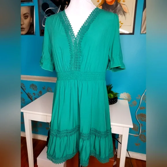Allegra K | Dresses | Allegra K Kelly Green Peasant Dress | Poshmark Allegra K | Dresses | Allegra K Kelly Green Peasant Dress | Poshmark